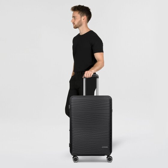 Franky Dallas 3.0 Trolley de 4 ruedas M 65 cm con plegado extensible