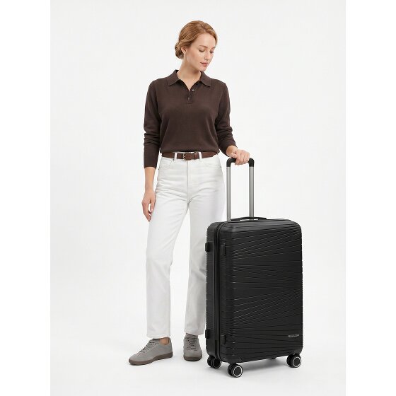 Franky Dallas 3.0 Trolley de 4 ruedas M 65 cm con plegado extensible