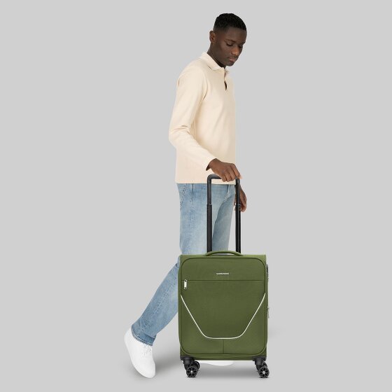 Stratic taska Trolley de cabina de 4 ruedas S 55 cm con pliegue extensible