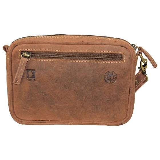 Greenburry Bolso de cuero para hombre vintage de 22 cm