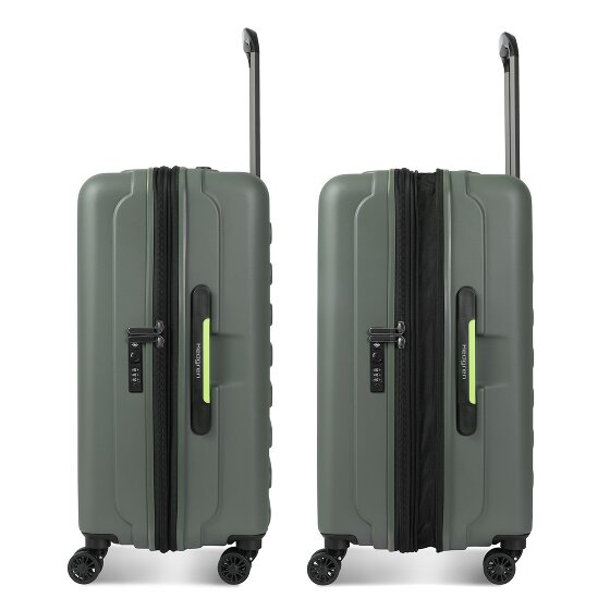 Hedgren Comby Grip M Exp 4 ruedas Carrito 65 cm con pliegue de expansión