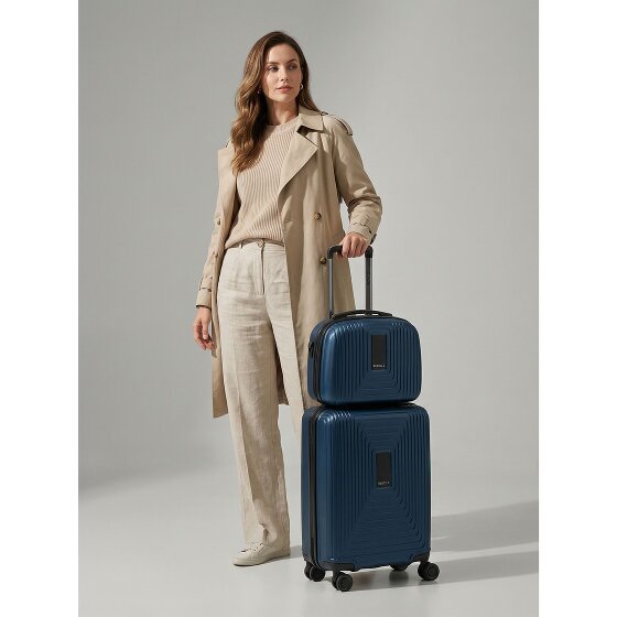 Redolz Juego de maletas Essentials 14 2 pzs. trolley de cabina con plegado extensible y neceser