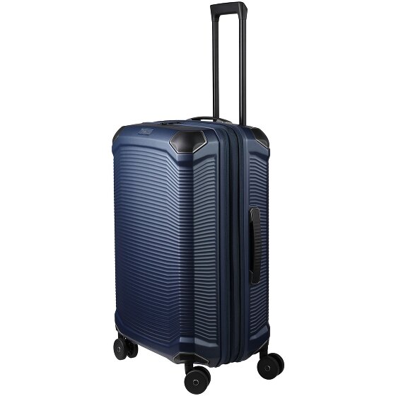 Travelite Millennium 4 ruedas Juego de maletas 3 piezas con pliegue de expansión