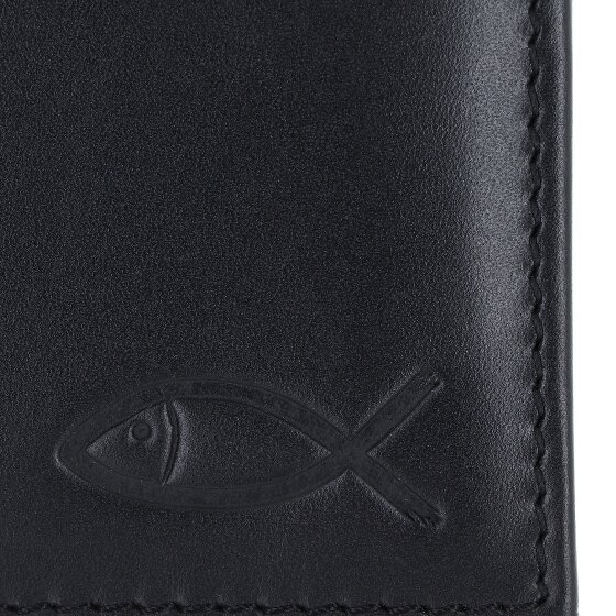 oxmox Leather Cartera Bloqueo RFID Piel natural 11 cm