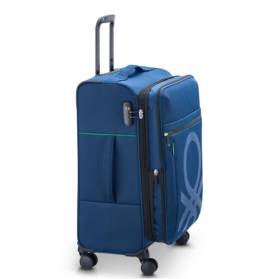 Delsey Paris x United Colors of Benetton Colour Bock Trolley de 4 ruedas 67 cm con pliegue extensible