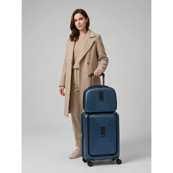Redolz Juego de maletas Essentials 14 2 pzs. trolley de cabina con plegado extensible + neceser