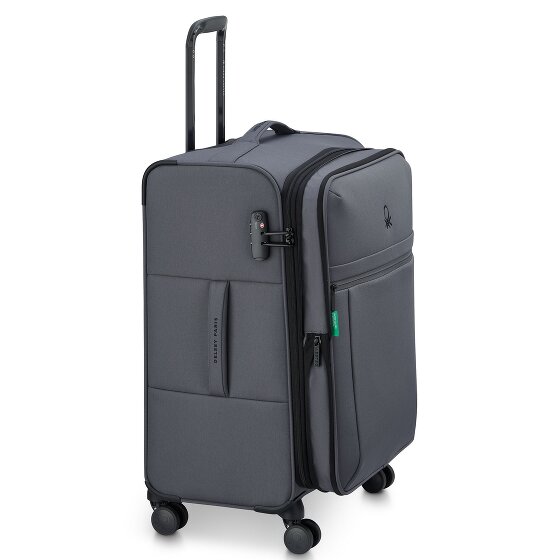 Delsey Paris x United Colors of Benetton BE Trolley de 4 ruedas 65 cm con pliegue de expansión