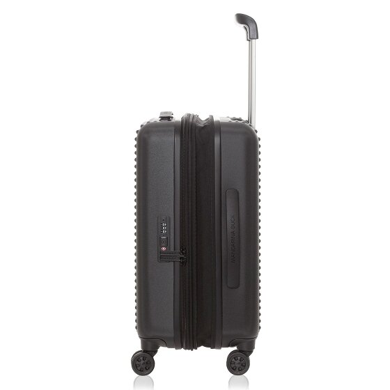 Mandarina Duck Tank Case 4 ruedas Trolley de cabina S 55 cm Con fuelle expandible