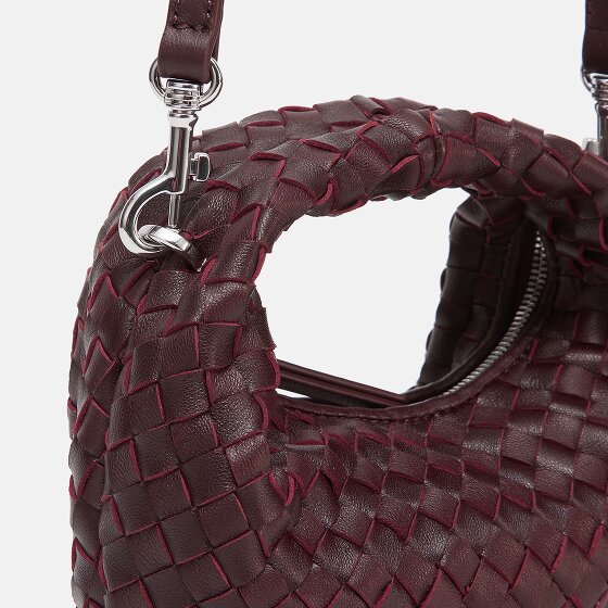LES VISIONNAIRES Greta Micro weave Bolso Piel 20 cm