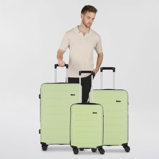 d&n Travel Line 4100 4 ruedas Juego de maletas 3 piezas