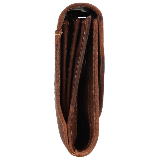 Greenburry Cartera vintage de cuero de 15,5 cm