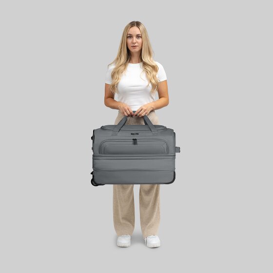 Redolz Bolsa de viaje Duffle Essentials de 2 ruedas 55 cm M con solapa de expansión