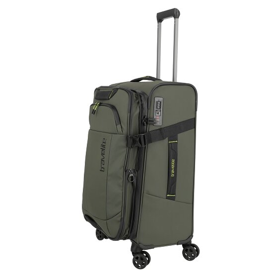 Travelite Briize 4 ruedas Carrito M 67 cm con pliegue de expansión