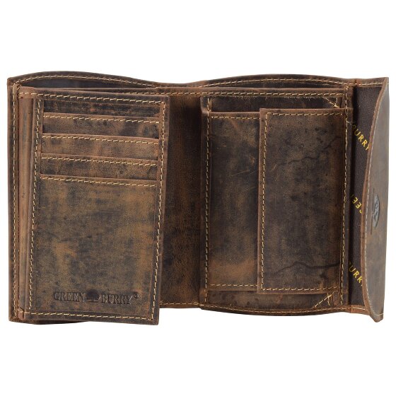 Greenburry Cartera vintage de cuero 13,5 cm