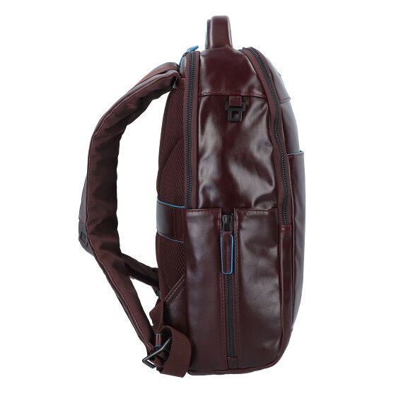 Piquadro Blue Square Revamp Mochila de negocios Piel natural 37 cm Compartimento para laptop
