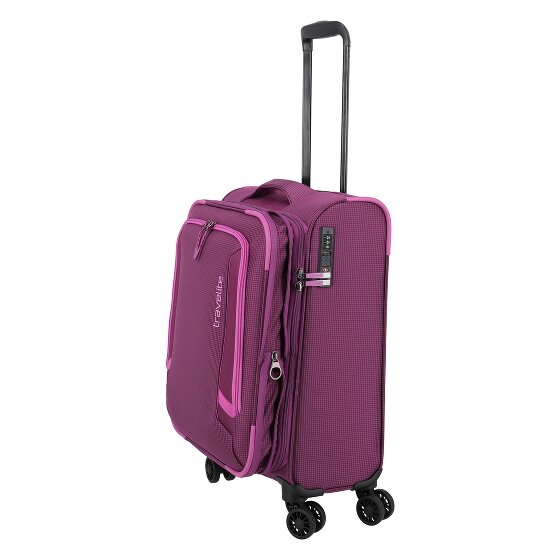 Travelite Corsiica 4 ruedas Carro de la cabina S 55 cm con pliegue de expansión