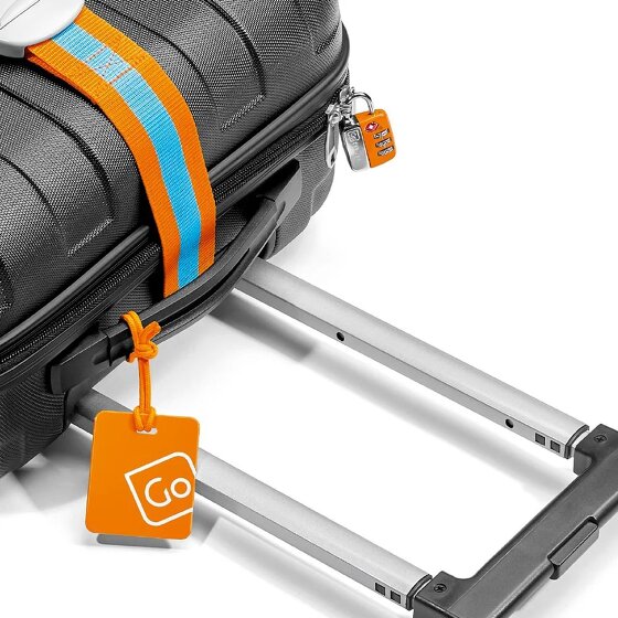 Go Travel Juego de etiquetas de dirección 2 unid.