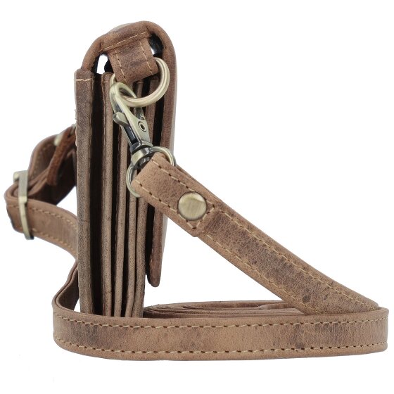 Greenburry Vintage Bolso de mano Protección RFID Piel 20 cm