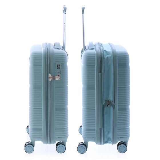 Gladiator 0800 4 ruedas Carrito 55 cm con pliegue de expansión