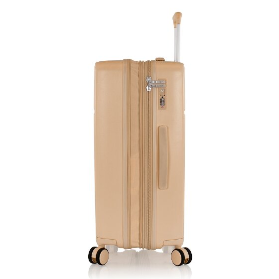 Heys Pastel 4 ruedas Juego de maletas 3 piezas con pliegue de expansión