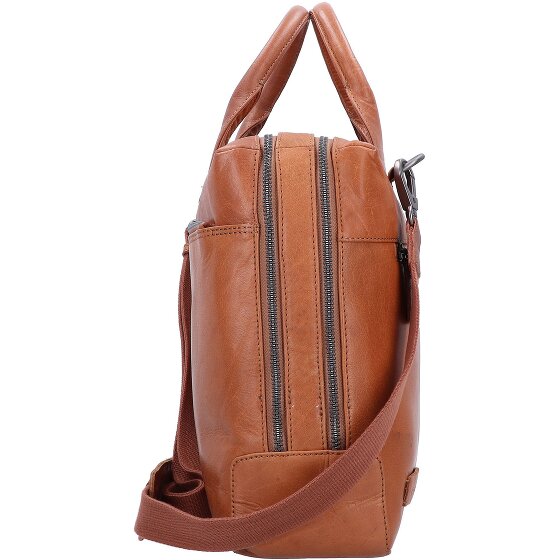 Plevier Rock Flint Maletín Protección RFID Piel 41 cm Compartimento para el portátil