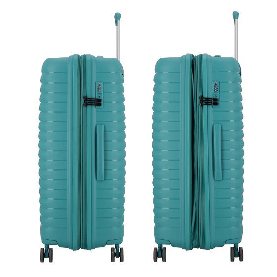 d&n Travel Line 4500 4 ruedas Carrito L 75 cm con pliegue de expansión