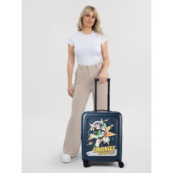 American Tourister Dashpop Disney 4 ruedas Carro de la cabina 55 cm con pliegue de expansión
