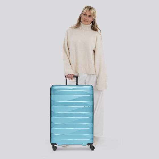 Bergpfeil Trolley de viaje de 4 ruedas L 75 cm con pliegue de expansión