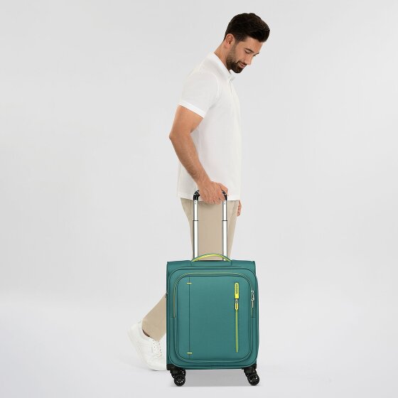 American Tourister Cloudrider 4 ruedas Carro de la cabina S 55 cm con pliegue de expansión