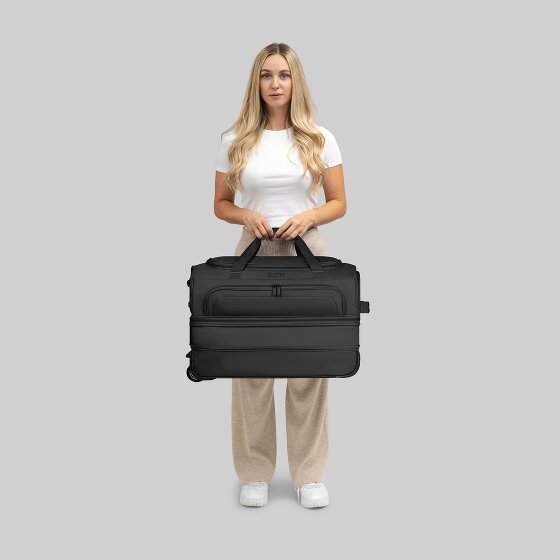 Redolz Bolsa de viaje Duffle Essentials de 2 ruedas 55 cm M con solapa de expansión