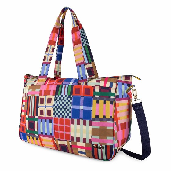 Oilily Tartan Tape Wynda Bolsa de compras 31 cm