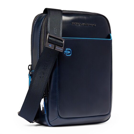Piquadro Blue Square Bolsa de hombro Mini Bag Piel 17 cm