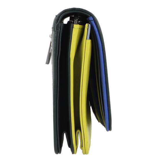 DuDu Billetera de cuero RFID 17,5 cm