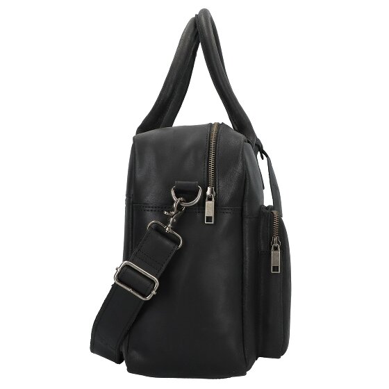 Burkely Maletín Vintage Mitch Piel 39 cm Compartimento para portátil