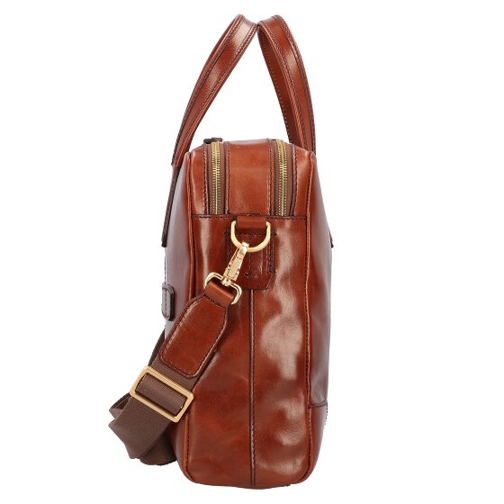 The Bridge Maletín Vespucci de piel con compartimento para el portátil de 41 cm