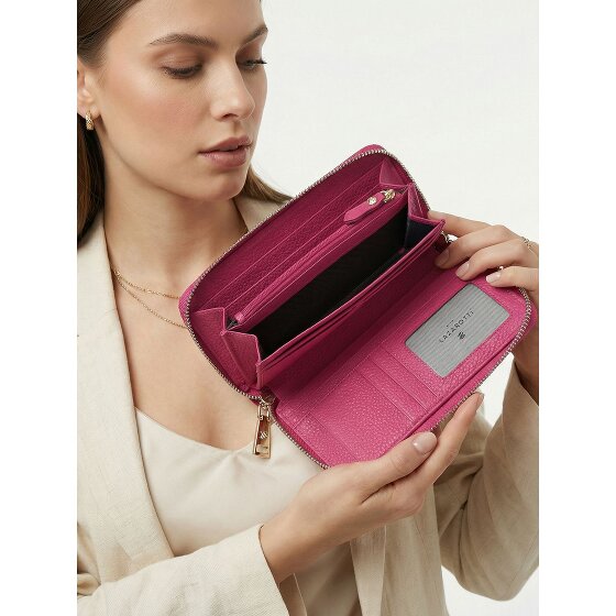 Lazarotti Billetero Bologna Piel XL Doble Cremallera RFID 20 cm