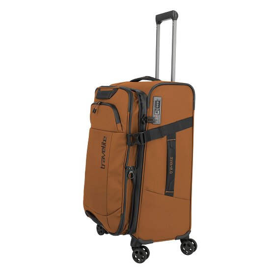 Travelite Briize 4 ruedas Juego de maletas 3 piezas con pliegue de expansión