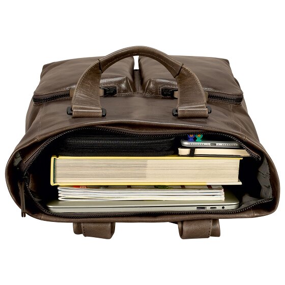 Leonhard Heyden Porto Mochila de negocios Piel 40 cm