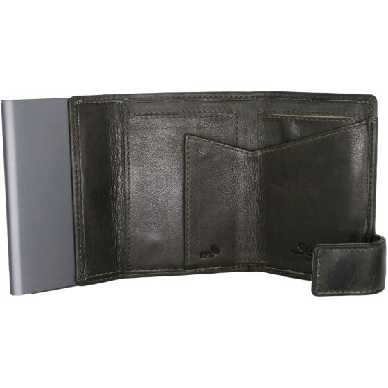 SecWal SecWal 1 Funda para tarjetas de crédito Cartera de piel RFID 9 cm