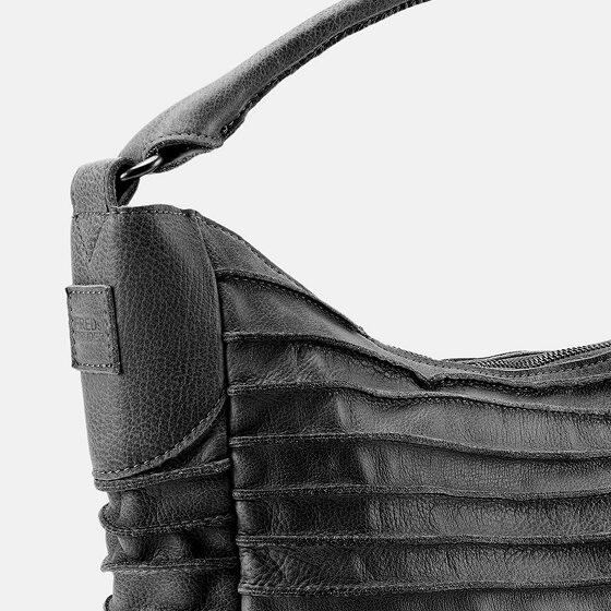 FredsBruder Bolso de hombro de piel de animal S acanalado 33 cm