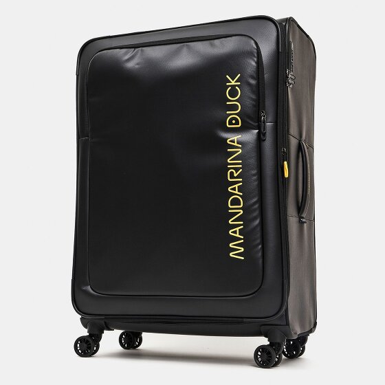 Mandarina Duck Eco Coated 4 ruedas Trolley XL 83 cm Con fuelle expandible