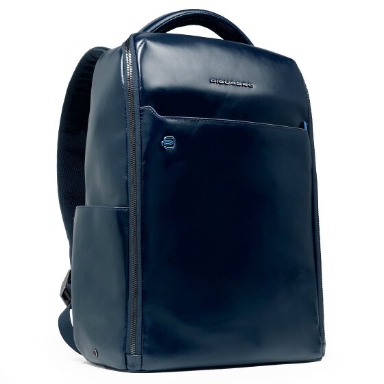 Piquadro Blue Square Mochila de día Piel 29 cm Compartimento para el portátil