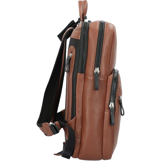 Burkely Mochila Bold Bobby Piel 40 cm Compartimento para portátil