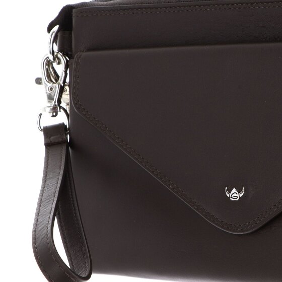 Golden Head Polo Bolso de mano Bloqueo RFID Piel natural 22 cm