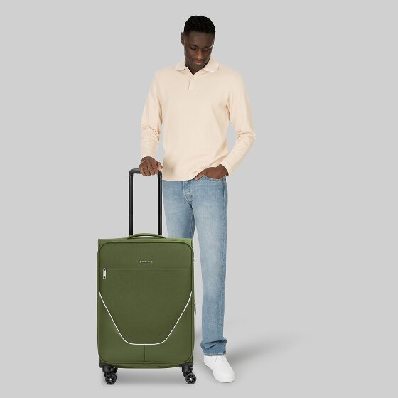 Stratic taska Trolley de 4 ruedas M 65 cm con pliegue extensible