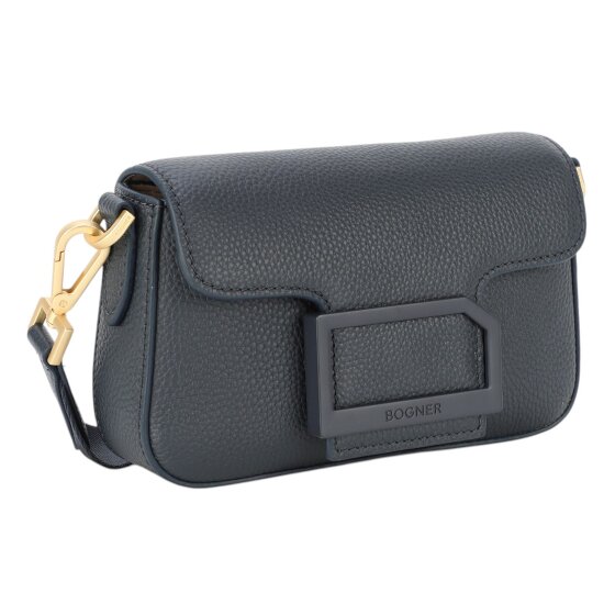 Bogner Pontresina Neve Nera Bolsa de hombro Piel 19 cm