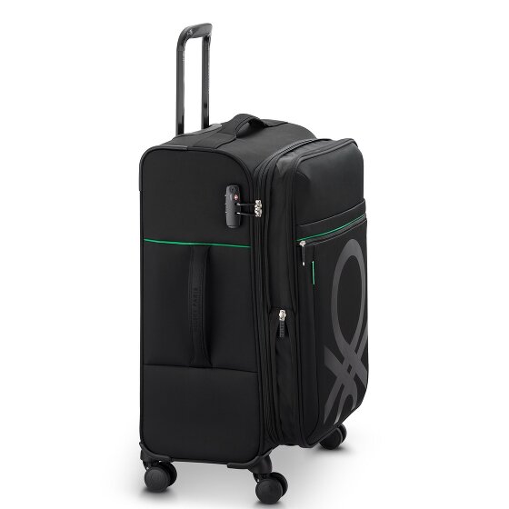 Delsey Paris x United Colors of Benetton Colour Bock Trolley de 4 ruedas 67 cm con pliegue extensible