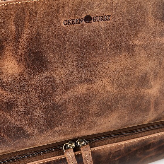 Greenburry Vintage Bolsa de viaje Weekender Piel 51 cm