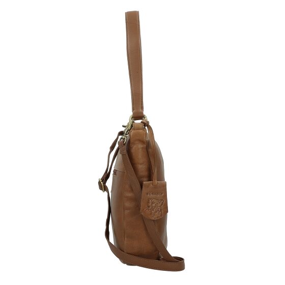 Burkely Natural Norah Bolsa de hombro Piel 32 cm