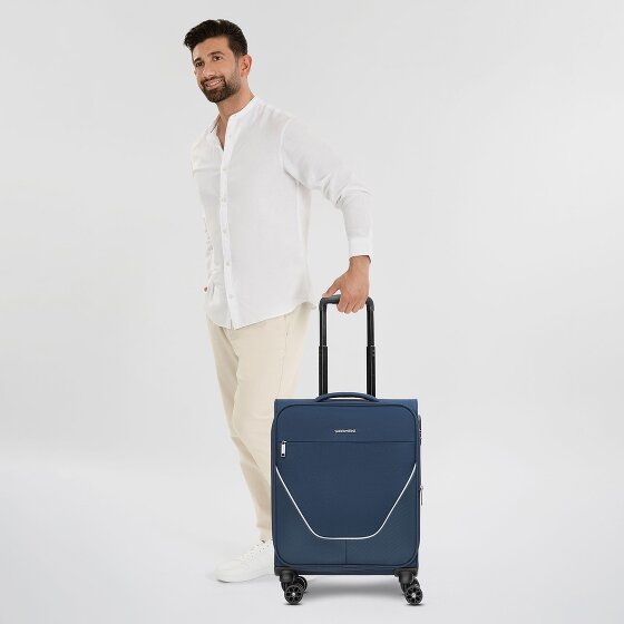 Stratic taska Trolley de cabina de 4 ruedas S 55 cm con pliegue extensible